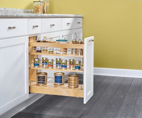 Blum Sliding Storage System with Soft-Close - Richelieu Hardware Corner Cabinet Organization, Blind Corner Cabinet, Pull Out Pantry, Pull Out Shelves, Rev A Shelf, Cabinet Dimensions, Cabinet Organizer, Door Organizer, Pantry Shelf