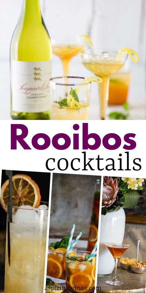 African Cocktails, Boozy Tea, Sweet Tea Cocktail, Tea Cocktail Recipes, Honey Cocktail, Iced Tea Cocktails, Virgin Cocktails, Caffeine Free Tea, Cocktails To Try