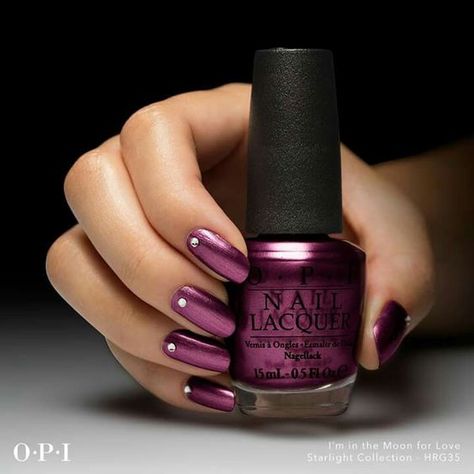 Nail Laquer, Opi Nail Colors, Purple Nail, In The Moon, Opi Nail Polish, Polish Colors, Nail Files, Nail Polish Collection, Opi Nails