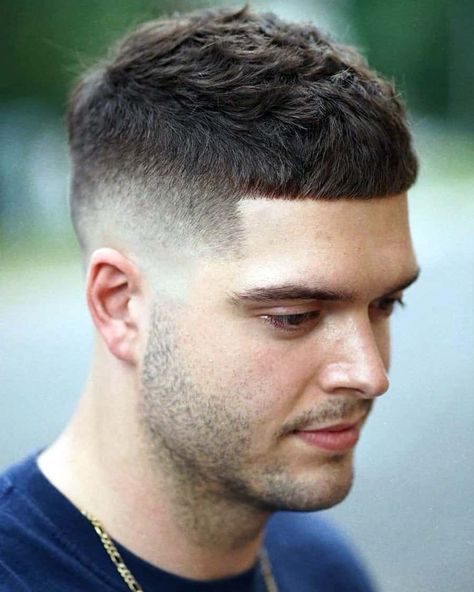 Caesar Haircut, French Crop, Crop Haircut, Tapered Hair, Mens Facial Hair Styles, Texture Spray, Crop Hair, Tapered Haircut, Unruly Hair