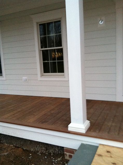 Brand new Ipe Brazilian wood front porch,new siding, all new posts,windows Ipe Front Porch, Stained Wood Front Porch, Trex Porch, Lake Porch, Wood Front Porch, Craftsman Style Porch, Front Porch Remodel, Front Porch Stone, Front Porch Posts