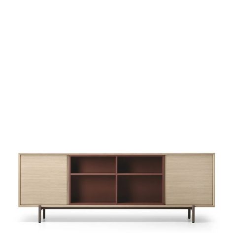 TRUE_Blade_Credenza_Cabinet_01 Office Credenza, Auditorium Seating, Storage Credenza, Elegant Office, Credenza Sideboard, The Cabinet, Industrial Furniture, Upholstered Furniture, Minimal Design