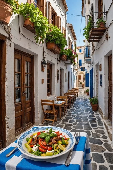 A Food Lover's Guide to the Best Cuisine in Greece! Greek Buffet, Greece Restaurant, Greek Lifestyle, Greece Homes, Turkey Trip, Greece Food, Greek Restaurant, Greek Flavors, Greek Restaurants