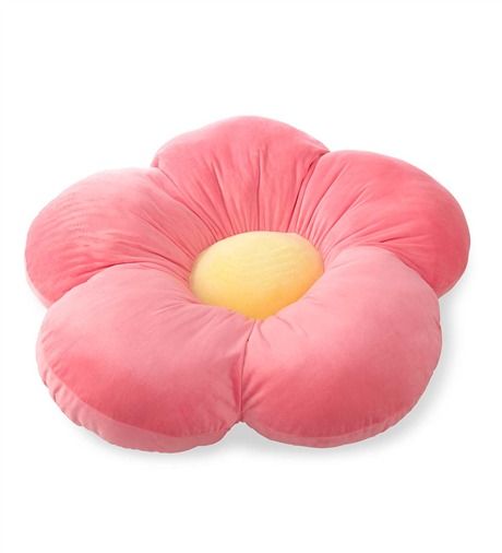 Giant Flower Pillow; I want this! Flower Pillows, Indie Aesthetic Room, Rooms Decoration, Daisy Pillows, Lounge Pillow, Aesthetic Room Ideas, Pastel Room, Indie Room Decor, Aesthetic Flower