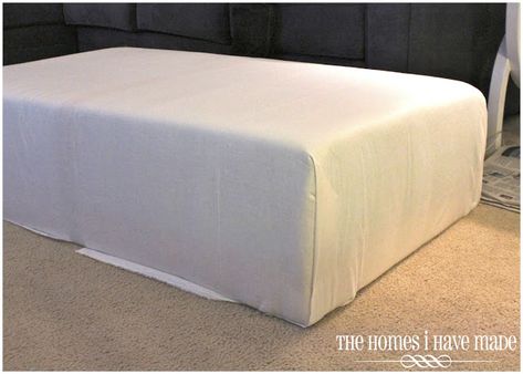 How To Make Ottoman, Large Ottoman Coffee Table, Cheap Ottomans, Diy Ottoman Coffee Table, Leather Ottoman Coffee Table, Diy Pouf, Oversized Ottoman, Diy Ottoman, Rectangle Ottoman