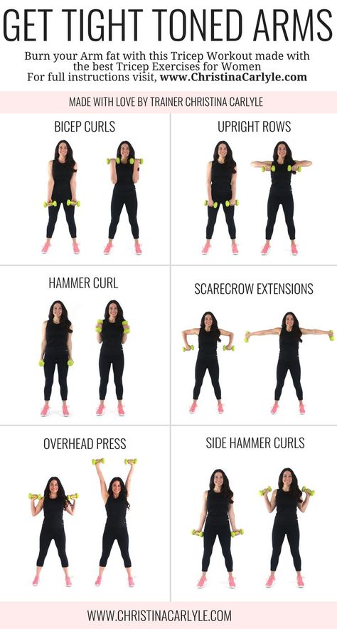 Arm Workout for Women | The best arm exercises | Exercises for Arm Fat | Lose Arm Fat | Home Workout | Beginners Workout | Fitness Workout Morning, Arm Training, Printmaking Ideas, Motivasi Diet, Arm Workout Women, Lose Arm Fat, Arm Exercises, Arm Fat, Trening Fitness