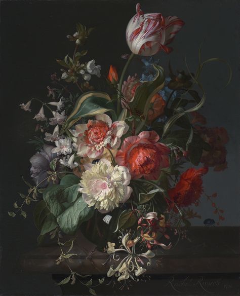 Dutch Flowers X9133-pr Rachel Ruysch, Dutch Still Life, Hans Holbein, Dutch Golden Age, Francisco Goya, Edouard Manet, Still Life Flowers, John Singer Sargent, European Paintings