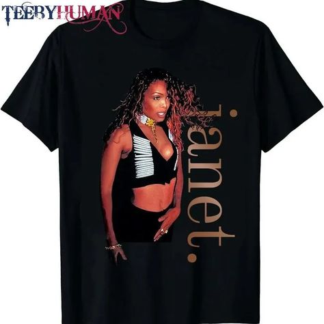 Janet Jackson Shirt, Ideal Wardrobe, Janet Jackson, Retro Shirts, Tour T Shirts, Vintage Shirt, The Foundation, Vintage Shirts, World Tour