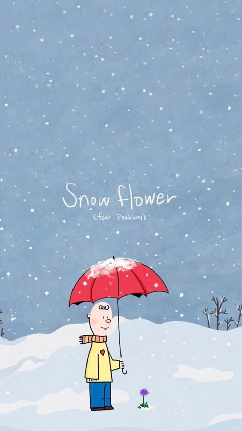 Snow Flower Taehyung, Paper Art Design, Snow Flower, Android Wallpaper Flowers, Iphone Wallpaper Themes, Iphone Design, Bts Drawings, Kpop Fanart, Christmas Wallpaper