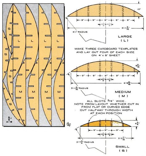 Circular Shelf Plywood Furniture Plans, Knick Knack Shelf, Woodworking Chisels, Plywood Projects, Cool Bookshelves, Cnc Furniture, Plywood Sheets, Bookshelves Diy, Tables Diy