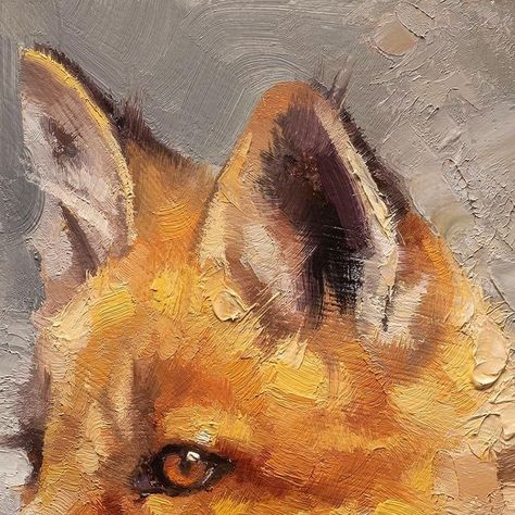 Mark McKenna on Instagram: "“Cunning” (6x6-oil) *SOLD* Foxes are just so stinking fun to paint! This little fella is available. Send me a message if you’re interested. . . . #markmckennastudios #oilpainting #originalart #animalportrait #animalportraits #oilonpanel #foxart #redfox #fox #foxes #foxy #foxesofinstagram #foxesofig #wildlifeart #wildlifeartist #vulpesvulpes #foxkit" Cunning Fox, Fox Eyes, Wildlife Artists, Fox Art, Red Fox, Wildlife Art, Pet Portraits, Happy Places, Fox