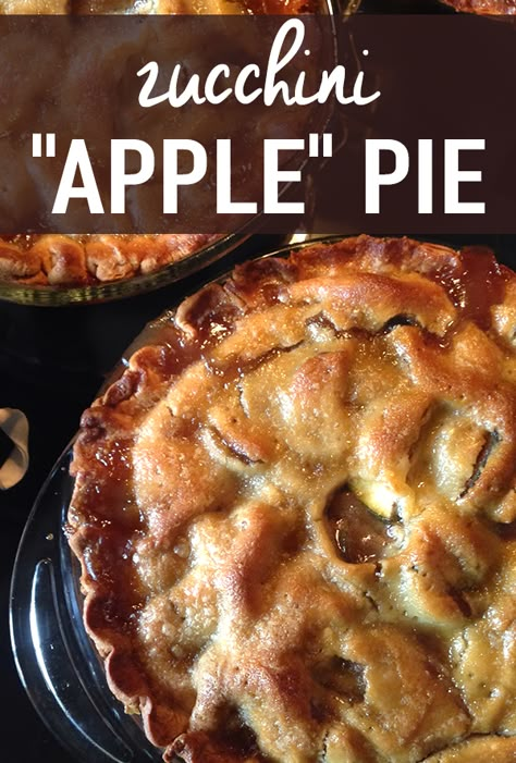 Amish Apple Pie Recipe, Zucchini Apple Pie, Granny Smith Apple Pie, Zucchini Pie Recipes, American Apple Pie, Perfect Apple Pie, Zucchini Pie, Mcintosh Apples, Best Apple Pie