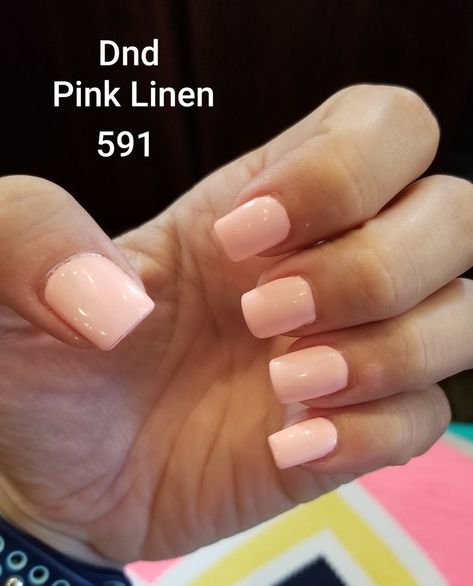 Dnd Baby Pink, Geranium Pink Dnd, Dnd 602 Elegant Pink Nails, Dnd Linen Pink, Dnd Blossom Pink, Nail Colours, Glam Squad, Pink Linen, Pink Nails