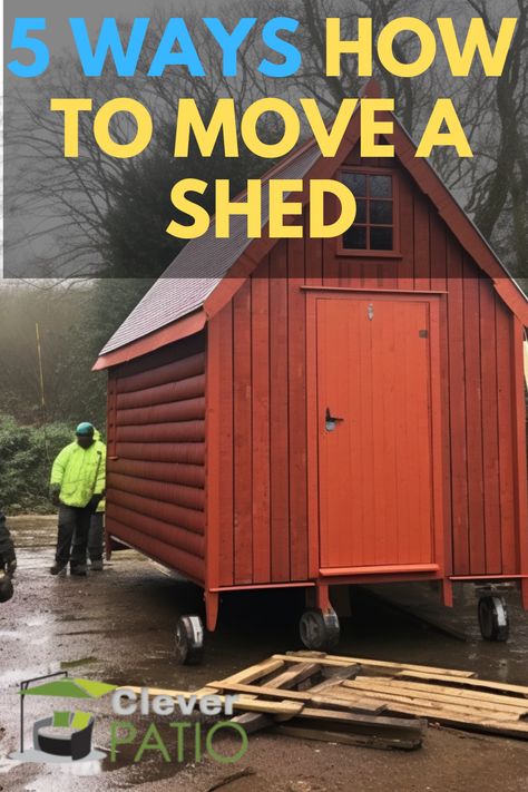 How To Move a Shed How To Move A Storage Building, Moving A Shed, How To Move A Shed, Shed Upgrade, Moving Dolly, Road Building, Tuff Shed, Large Sheds, Shed Doors