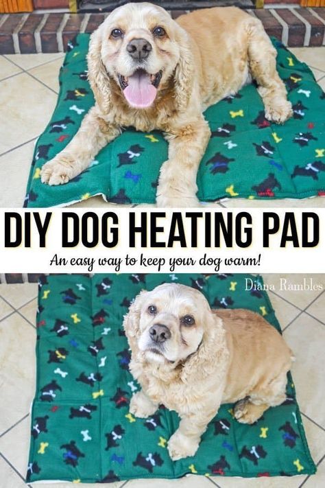 Diy Heated Blanket, Pet Bed Diy, Diy Dog Blankets, Diy Heating Pad, Crochet Dog Clothes, Diy Pet Bed, Heating Blanket, Diy Dog Toys, Blanket Fabric