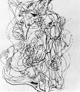 Andre Masson Automatic drawing 1924 Andre Masson, Automatic Drawing, Everyday Art, Surrealism Painting, Art Appreciation, Museum Of Modern Art, Art Movement, Dali, Art Techniques