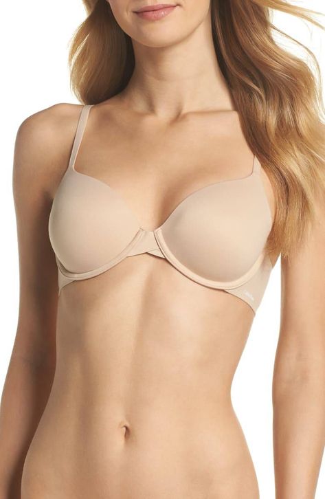 These Are the 3 Best Nude Bras, According to Celebrities | Who What Wear UK Calvin Klein Bra, Lacey Chabert, Nordstrom Sale, Nude Bra, Bra Brands, Nordstrom Anniversary Sale, Everyday Bra, Beautiful Lingerie, T Shirt Bra