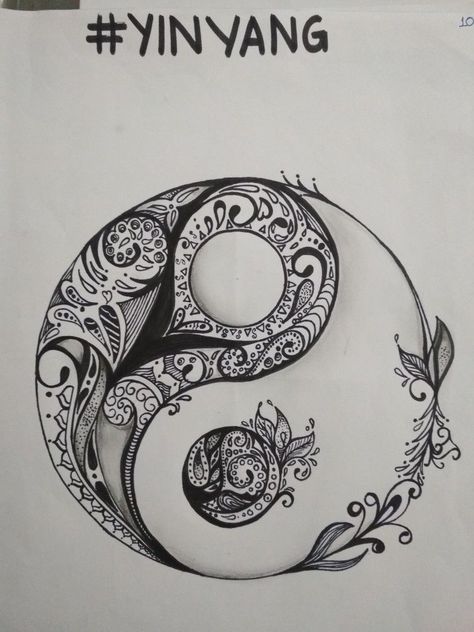 Modern Ying Yang Tattoo, Yin Yang Dream Catcher Tattoo, Ying Yang Mandala Tattoo, Floral Yin Yang Tattoo, Flower Ying Yang Tattoo, Ying Yang Tattoo For Women, Yin Yang Mandala Tattoo, Coexist Tattoo, Paisley Flower Tattoos