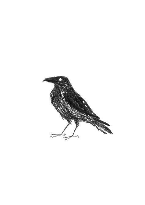 Crow Line Art, Simple Crow Tattoo, Small Crow Tattoo, Crow Drawings, Crow Drawing, Crows Drawing, Minimal Tattoo Designs, Minimal Tattoo Ideas, Crow Tattoo