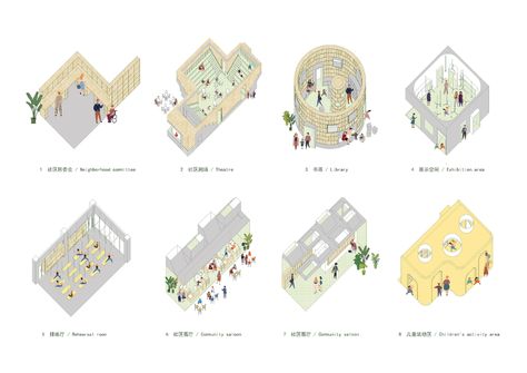 Gallery of Cultural Activity Center of Beijing Guang’anmennei Community / MAT Office - 26 Activity Diagram, Urban Rooms, Book Tower, Office Culture, Architecture Concept Diagram, Community Activities, Activity Center, Layout Architecture, Community Space