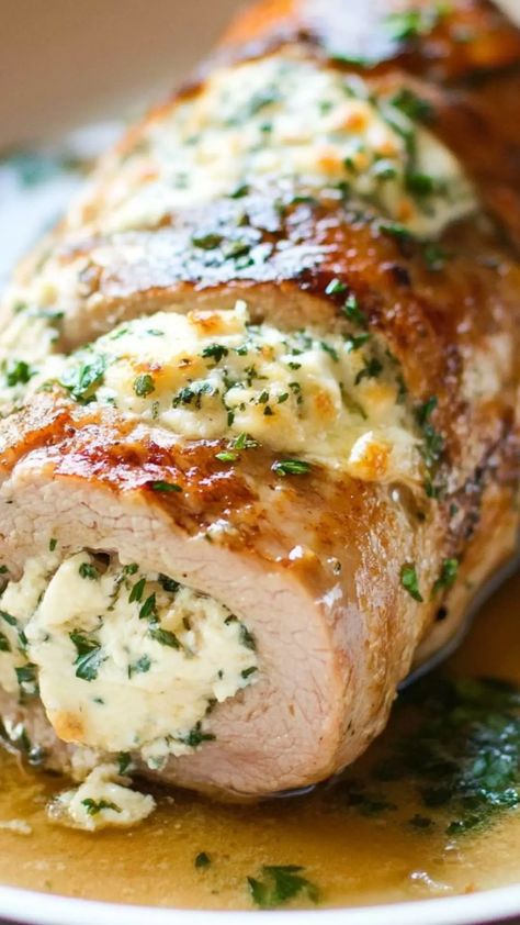 Goat Cheese Stuffed Pork Tenderloin Recipe – Flavor Blaze Pork Tenderloin Goat Cheese, Dinner Ideas Pork Tenderloin, Christmas Stuffed Pork Tenderloin, Pork Tenderloin Roulade, Keto Christmas Dinner Ideas, Holiday Pork Tenderloin, Stuffed Pork Roast Recipes, Cream Cheese Stuffed Pork Loin, Carnivore Christmas Recipes