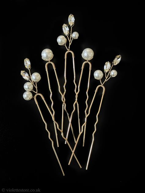 Set of 5 Hair Pins, Wedding Hair Accessories, Bridesmaid Hair Pins, Bridal Hair Pin, Gold Hair Pin, Pearl Hair Pins for Brides, Crystal Pins Hair Accessories Bridesmaid, Hair Pins Wedding, Hair Pins Bridal, Bridal Hair Pin, Bridesmaid Hair Pins, Gold Hair Pin, Bridesmaid Hair Accessories, Headpiece Jewelry, Pearl Hair Pins