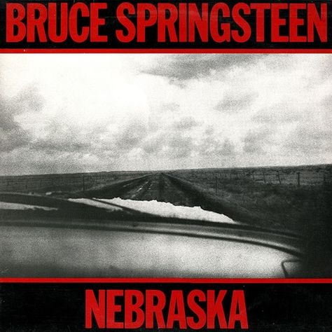 Bruce Springsteen – Nebraska album art - Fonts In Use Muzică Rock, Classic Rock Albums, Music On Vinyl, Classic Album Covers, Vinyl Record Collection, Album Collection, Music Album Art, Viggo Mortensen, Favorite Albums