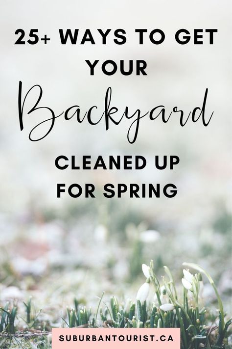 Outdoor Spring Cleaning Checklist, Spring Cleaning Yard, Yard Cleaning, Spring Cleaning List, Garden Cleaning, Yard Cleanup, Spring Clean Up, Spring Cleaning Tips, Clean Patio