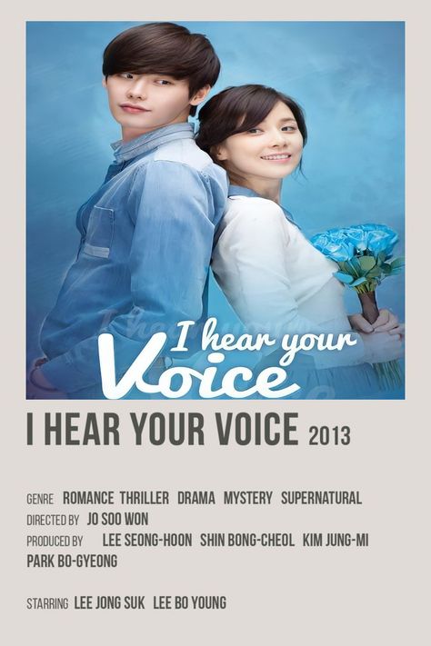 I Can Hear Your Voice Drama, I Hear Your Voice Kdrama, Voice Kdrama, Poster Kdrama, Kdrama Posters, Kdrama Poster, Drama Poster, Hear Your Voice, Posters Minimalist