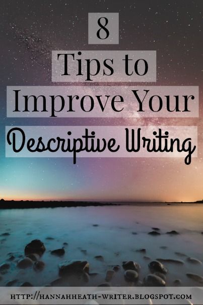 Descriptive writing. It's important. It's how your readers can picture where events are taking place, it's the mode of writing that allows... Writing Descriptions, Writing Stories, Creative Writing Tips, Writing Crafts, Descriptive Writing, Grade 8, Book Writing Tips, Book Writing, English Writing