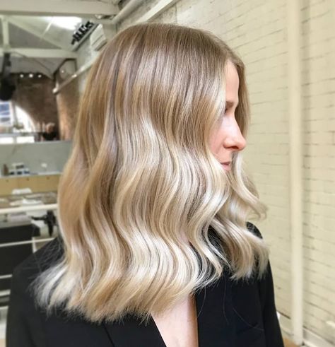 Long Bob Hair, Healthy Blonde Hair, Baby Blonde, Creamy Blonde, Balayage Blonde, Hair Cute, Long Bob Haircuts, Blonde Hair Looks, Kevin Murphy