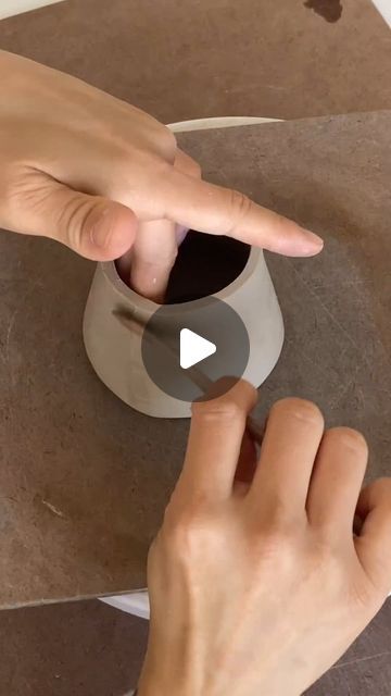 Ceramics Videos on Instagram: "How to make handbuilt an oil burner by @hh.ceramic" Ceramic Objects Ideas, Pottery Oil Burner, Oil Burner Ceramic, Ceramic Lantern Ideas, Handbuilt Pottery Ideas, Ceramics Videos, Clay Objects, Ceramic Burner, How To Make Ceramic