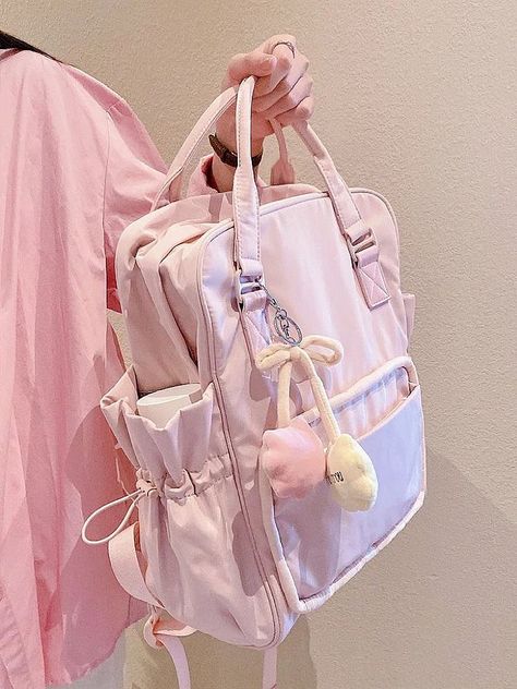 Sanrio Backpack, High School Bags, Cute Suitcases, Cute School Bags, Stylish School Bags, My Style Bags, Girly Bags, Cute Handbags, Fancy Bags