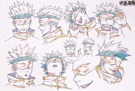 Character Reference Sheet, Animation Storyboard, Character Model Sheet, Jujutsu Kaizen, Character Sheets, Model Sheet, Arte Sketchbook, Character Design Animation, Cartoon Icons