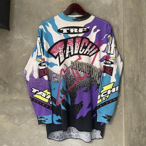 New! Rare Vintage 90s TRF Racing Force Jersey Motocross By Rs Taichi Racewear Vmx was just added to eBay. Check it out! #eBay #eBaySeller Racing Merchandise, Racing Jersey, Motocross Jersey, Woven Labels, Jersey Design, Clothing Ideas, Design Inspo, Motocross, Check It Out