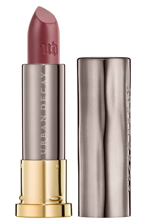 Urban Decay Vice Lipstick in "Hideaway" Winter Lip Color, Urban Decay Lipstick, Urban Decay Vice Lipstick, Diy Dry Shampoo, Babassu Oil, Lip Gloss Colors, Long Wear Lipstick, Best Lipsticks, Nude Lipstick