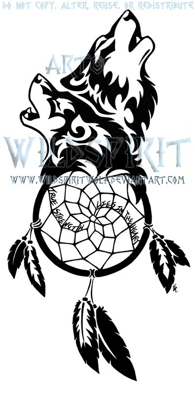 Dream catcher and wolf tattoo <3 Wolves Deviantart, Tat Sleeve, Wolf Dreamcatcher Tattoo, Wolf Stencil, Atrapasueños Tattoo, Tattoo Room, Wolf Dreamcatcher, Tattoo Wolf, Couples Tattoos