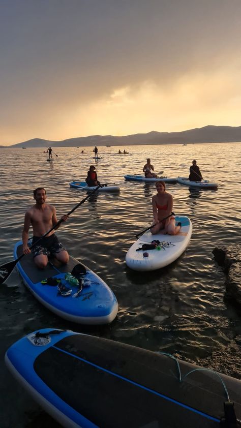 Take your sightseeing to the next level and join us on a sunset SUP tour! Glide through the calm waters of the Adriatic on a stand-up paddleboard, taking in the breathtaking beauty of the Croatian coast as the sun sets on the horizon. This unique experience will provide you with stunning views of the coastline, the city of Split, and the surrounding islands, all while enjoying a peaceful paddle on the tranquil waters. Croatian Coast, Summer Break, Calm Water, Dubrovnik, Future Life, Paddle Boarding, Tahiti, Outdoor Activities, Croatia