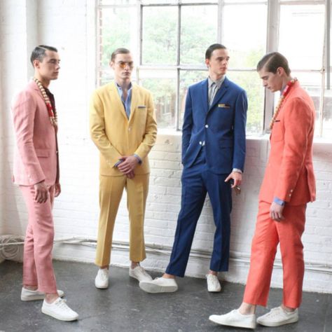 Men�’s Colored Suits, Fun Wedding Suits Men, Bright Suits For Men, Colorful Suit Men, Colorful Wedding Suits Men, Mens Colorful Suits, Colorful Wedding Attire, Colorful Mens Suits, Colourful Groomsmen