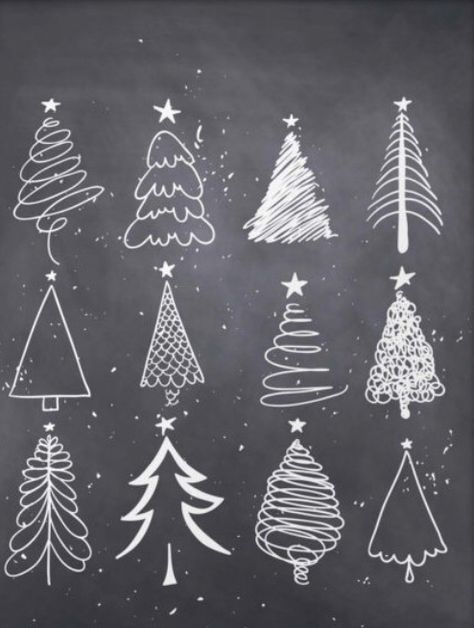 Christmas Chalkboard Art, Christmas Printable Art, Print Room Decor, Room Decor Christmas, Christmas Window Painting, Christmas Tree Print, Christmas Chalkboard, Christmas Window Decorations, Chalkboard Background