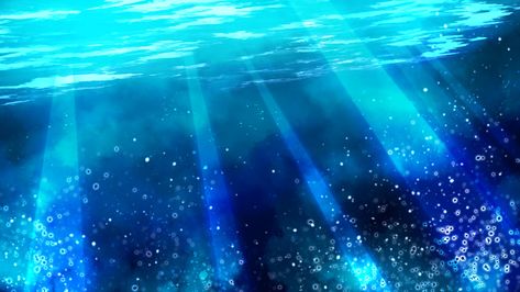 Under The Sea Background, Anime Houses, Underwater Background, Anime Places, Episode Interactive Backgrounds, Ocean Backgrounds, Water Background, Body Base Drawing, Free Overlays