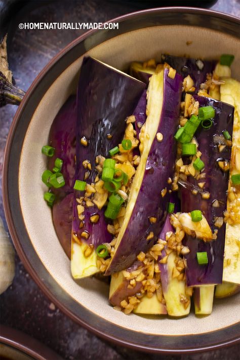 Steamed Eggplant, Stir Fry With Egg, Chinese Eggplant, Black Bean Sauce, Eggplant Recipes, Low Carbohydrates, Chinese Cooking, Peanut Free, Garlic Sauce