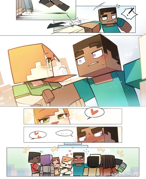 𝐀𝐑𝐓𝐈𝐒𝐓: りぶ @katjamura On X Twitter | #Minecraft #Minecraftfanart #Steve #Alex Alex Minecraft, Frozen Memes, Minecraft Comics, Minecraft Drawings, Minecraft Steve, Minecraft Pictures, Minecraft Anime, Minecraft Inspo, Minecraft Tutorial