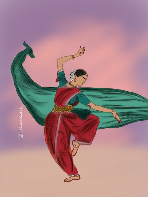 Dancer vithya arasu Oc Inspiration, Digital Illustration, Dancer, Art