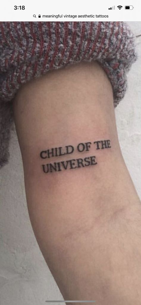 Babe With The Power Tattoo, Agnostic Tattoo, Child Of The Universe Tattoo, Power Tattoo, Universe Tattoo, Child Of The Universe, Body Photography, Aesthetic Tattoo, Tat Ideas