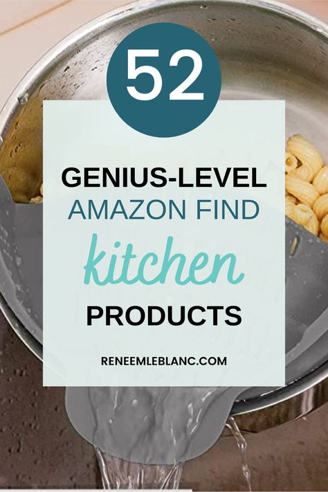 The best Amazon products that are genius level kitchen gadgets! These amazon must haves are perfect for organizing and designing your kitchen. Interesting Amazon Finds, Collapsible Kitchen Gadgets, Best Amazon Kitchen Products, Most Popular Items Sold On Amazon, Kitchen Must Haves Amazon, Best Amazon Kitchen Gadgets, Awesome Amazon Finds, Best Kitchen Gadgets On Amazon, Popular Amazon Products