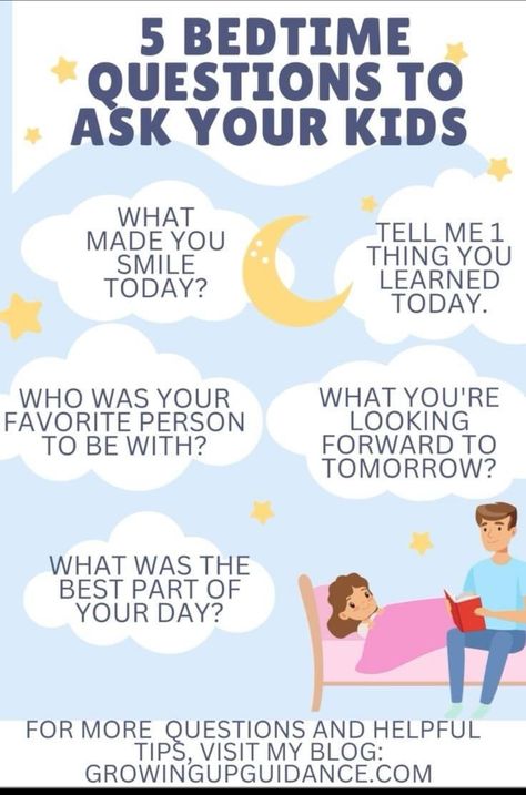 Questions To Ask Your Kids, Toddler Bedtime, Questions For Kids, Kids Feelings, Positive Affirmations For Kids, Positive Parenting Solutions, Parenting Knowledge, Parenting Solutions, Parenting Techniques