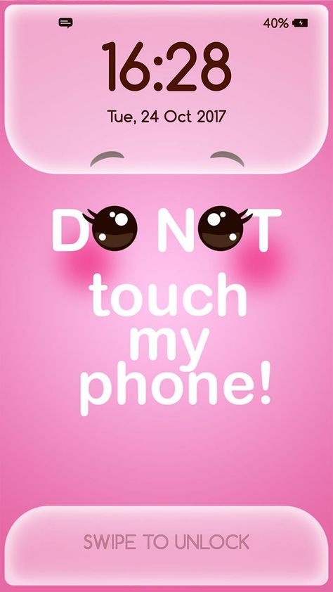 Lock Screen Wallpaper Android, Don't Touch My Phone, Screen Wallpapers, Video Pink, Dont Touch My Phone Wallpapers, Quotes Disney, Phone Photography, Diy Phone