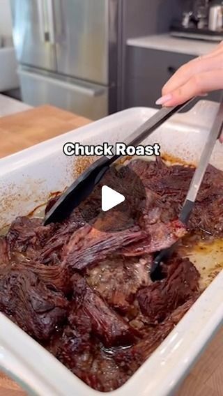 FoodieBawse on Instagram: "Chuck Roast Yummy!!! 
Recipe on @olivia.adriance 

#chuckroast #chuckroastrecipe #roast #beefroast #roastdinner #dinnerideas #dinnertime #dinneridea #familydinner #sundaydinner #sundaybrunch #sundayroast #familymeals  #familytime #dinner #easydinner #quickdinner #pulledbeef #letseat  #saturdayvibes" Chuck Roast Dutch Oven, Chuck Roast Recipe Oven, Roast In Dutch Oven, Chuck Roast Recipes, Roast Dinner, 10k Views, Sunday Roast, Chuck Roast, Roast Recipes