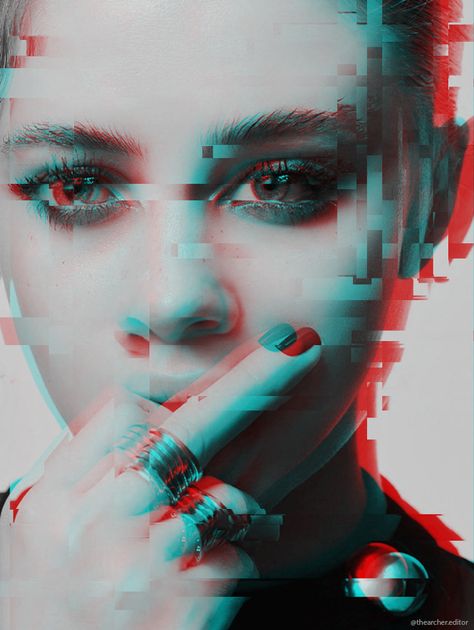 Glitch Portrait Photography, Glitch Photography, Distortion Photography, Port Aventura, Glitch Photo, Pop Art Colors, Josephine Langford, Glitch Effect, Band Photography